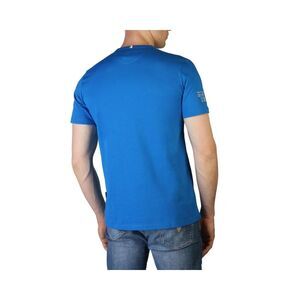 Lamborghini Blue Cotton Men's T-Shirt
